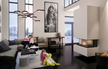 Rüegg Cheminée Kamin RIII Feuerstelle Rüegg Cheminée Kamin RIII Feuerstelle