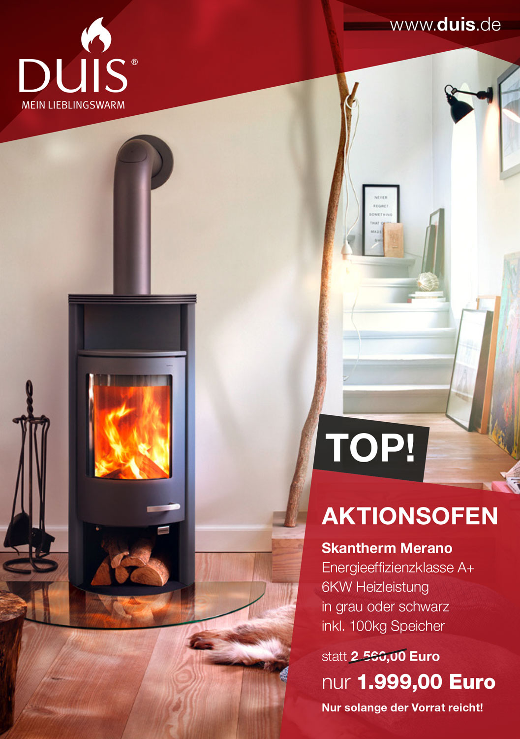 % SALE % Heiße Öfen eiskalt reduziert | Kaminstudio DUIS